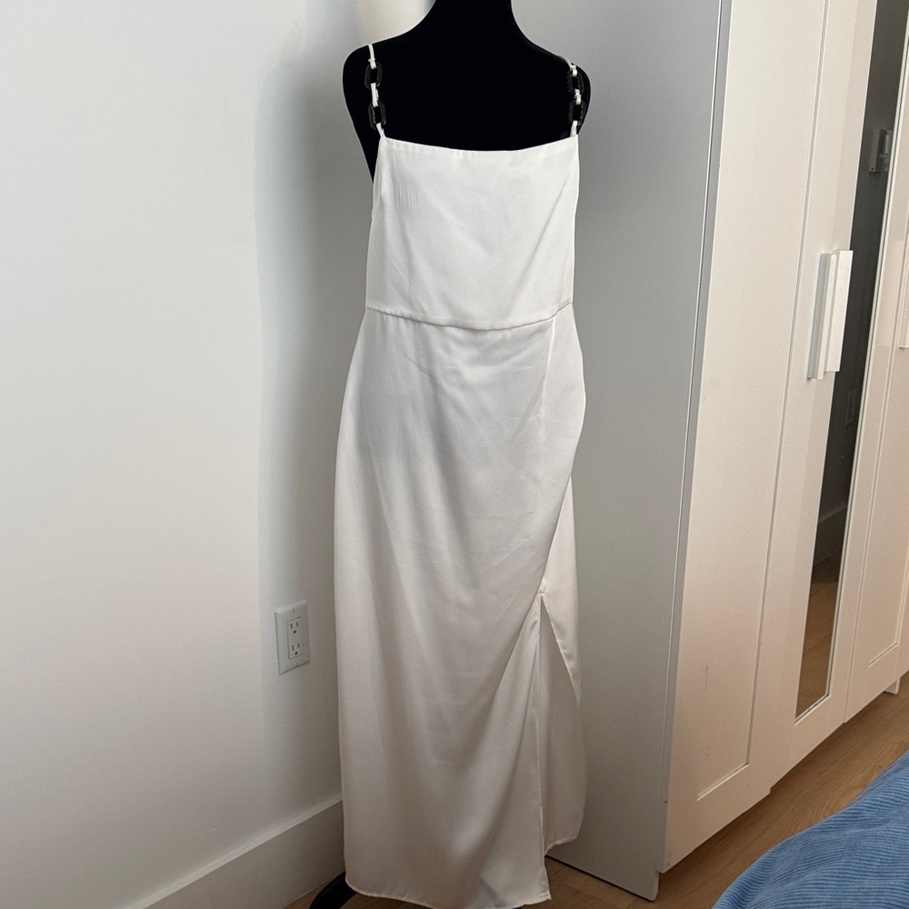 Elegant White Maxi Dress  Bride to Be Perfect